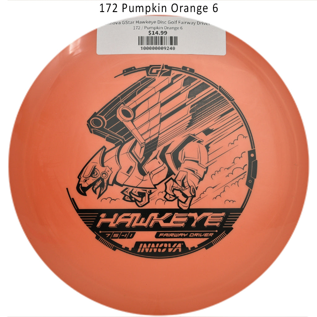 innova-gstar-hawkeye-disc-golf-fairway-driver 172 Pumpkin Orange 6