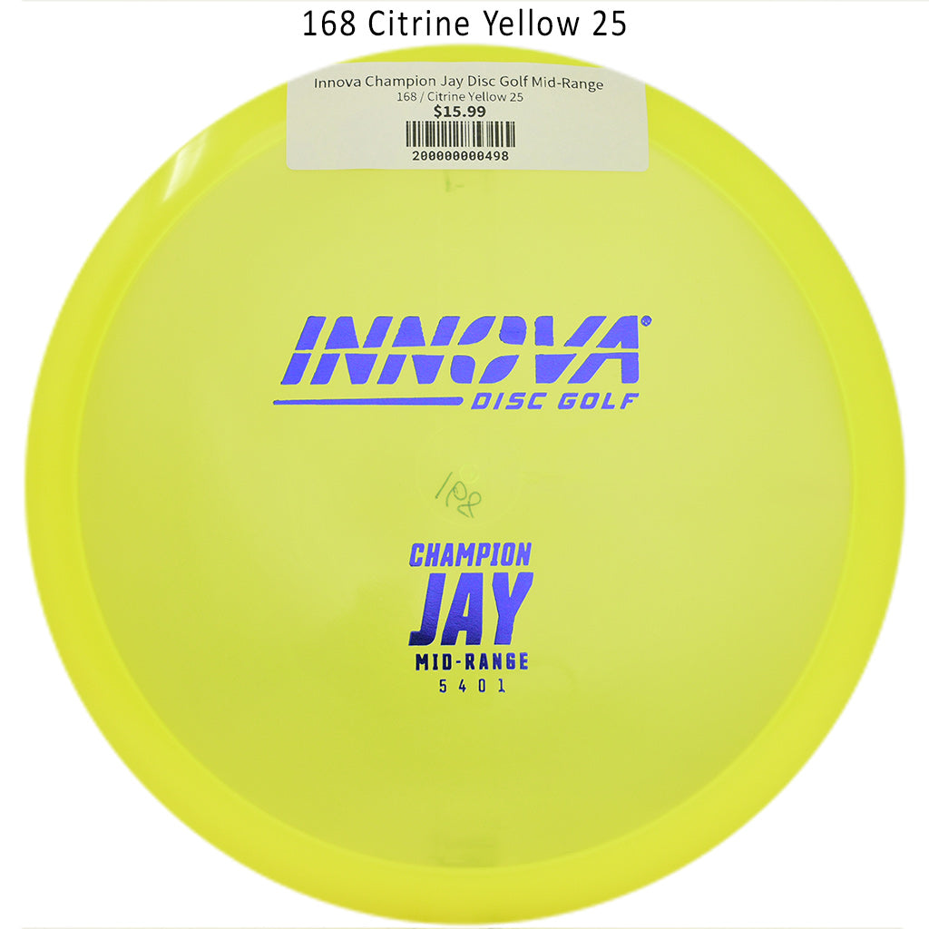 innova-champion-jay-disc-golf-mid-range 168 Citrine Yellow 25 