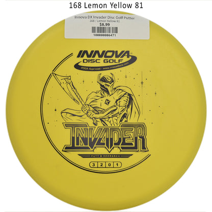 innova-dx-invader-disc-golf-putter 168 Lemon Yellow 81