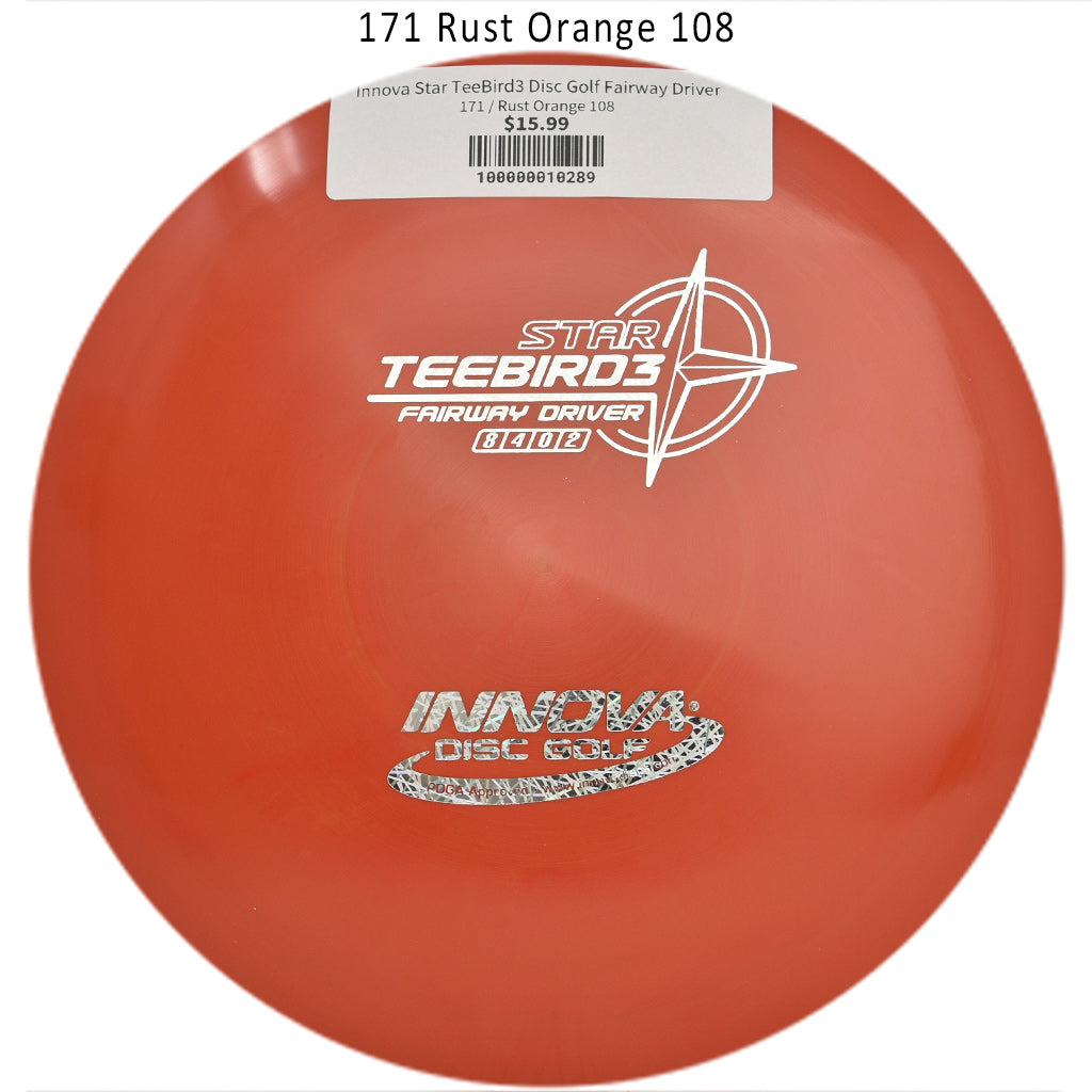 innova-star-teebird3-disc-golf-fairway-driver 171 Rust Orange 108
