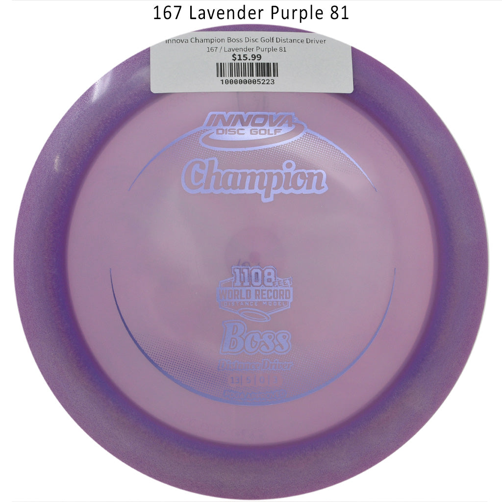 innova-champion-boss-disc-golf-distance-driver 167 Lavender Purple 81