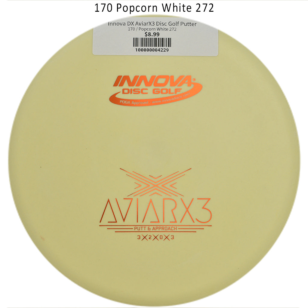 innova-dx-aviarx3-disc-golf-putter 170 Popcorn White 272 