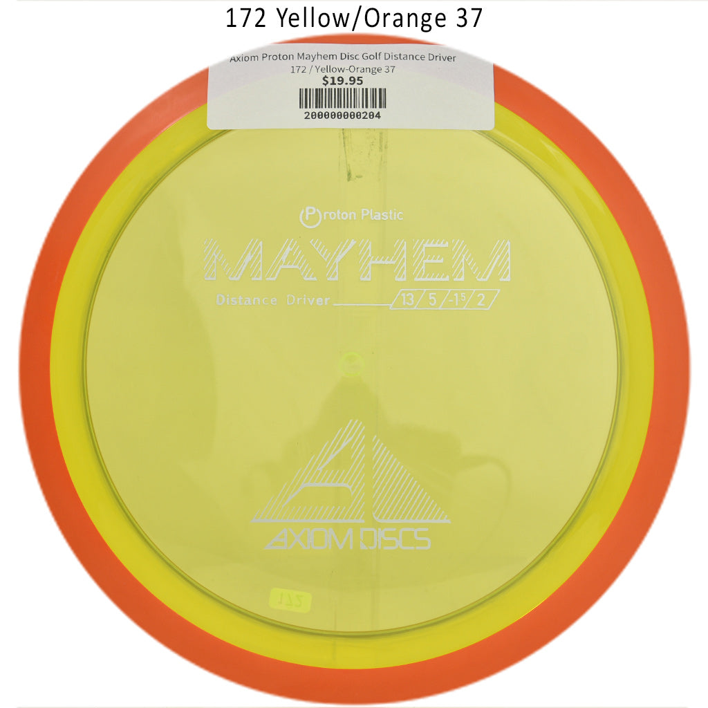 axiom-proton-mayhem-disc-golf-distance-driver 172 Yellow-Orange 37