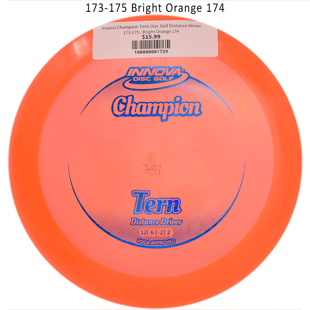 innova-champion-tern-disc-golf-distance-driver 173-175 Bright Orange 174 