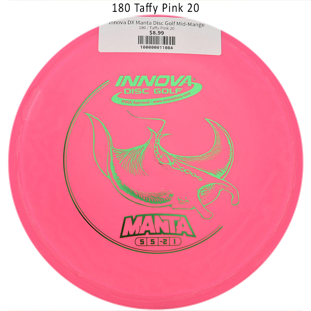 innova-dx-manta-disc-golf-mid-mange 180 Taffy Pink 20