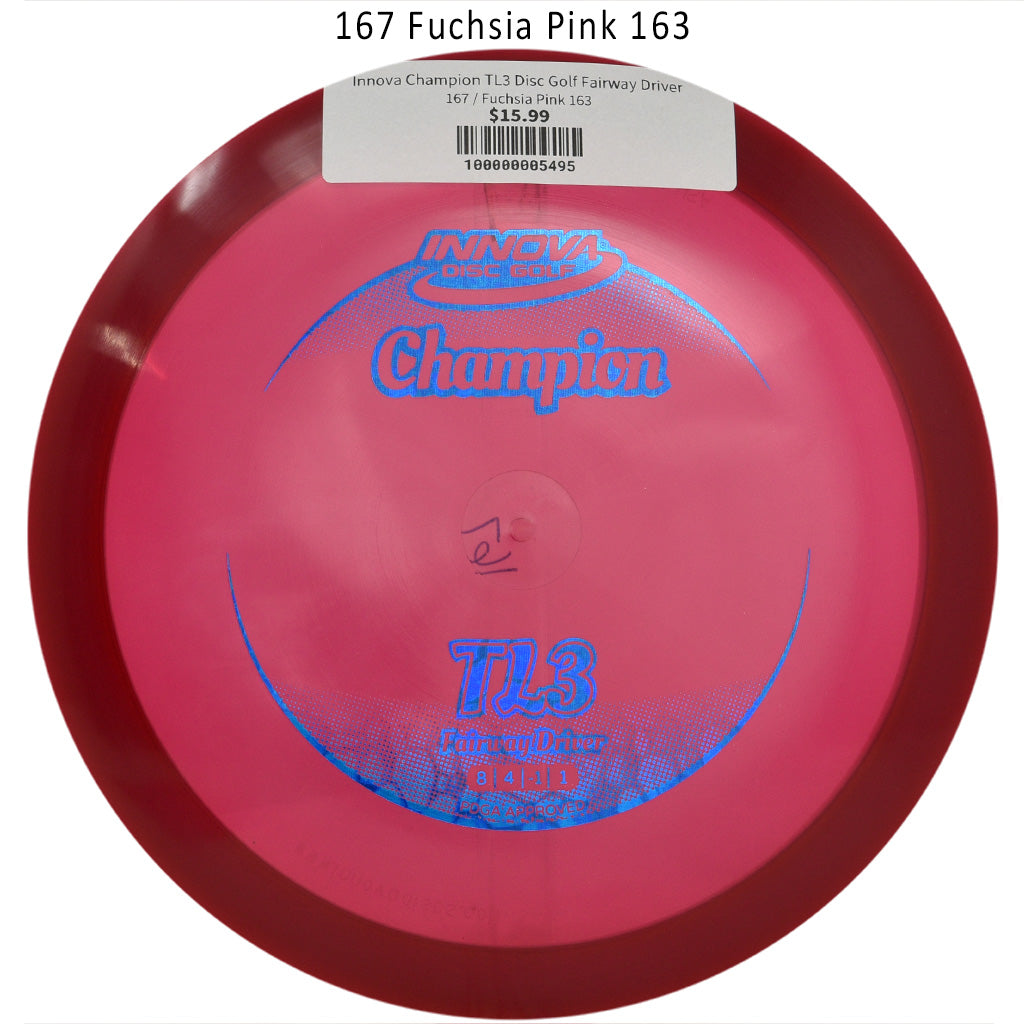 innova-champion-tl3-disc-golf-fairway-driver 167 Fuchsia Pink 163