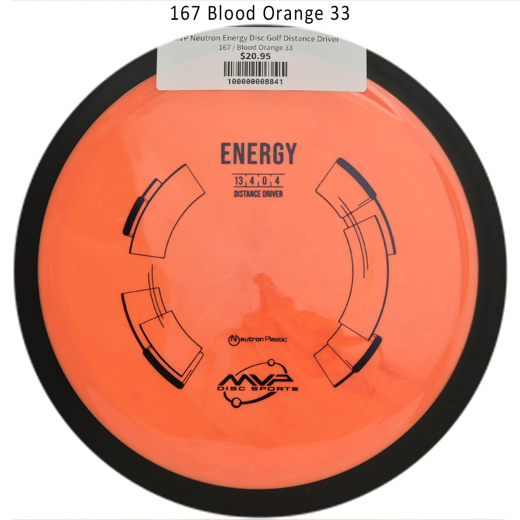 mvp-neutron-energy-disc-golf-distance-driver 167 Blood Orange 33 