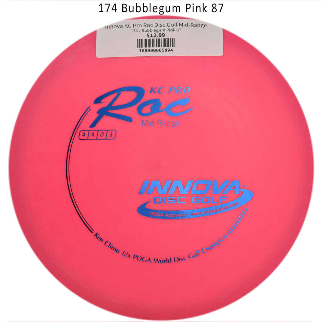 innova-kc-pro-roc-disc-golf-mid-range 174 Bubblegum Pink 87