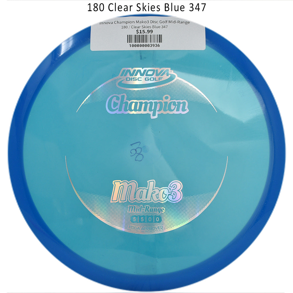 innova-champion-mako3-disc-golf-mid-range 180 Clear Skies Blue 347 