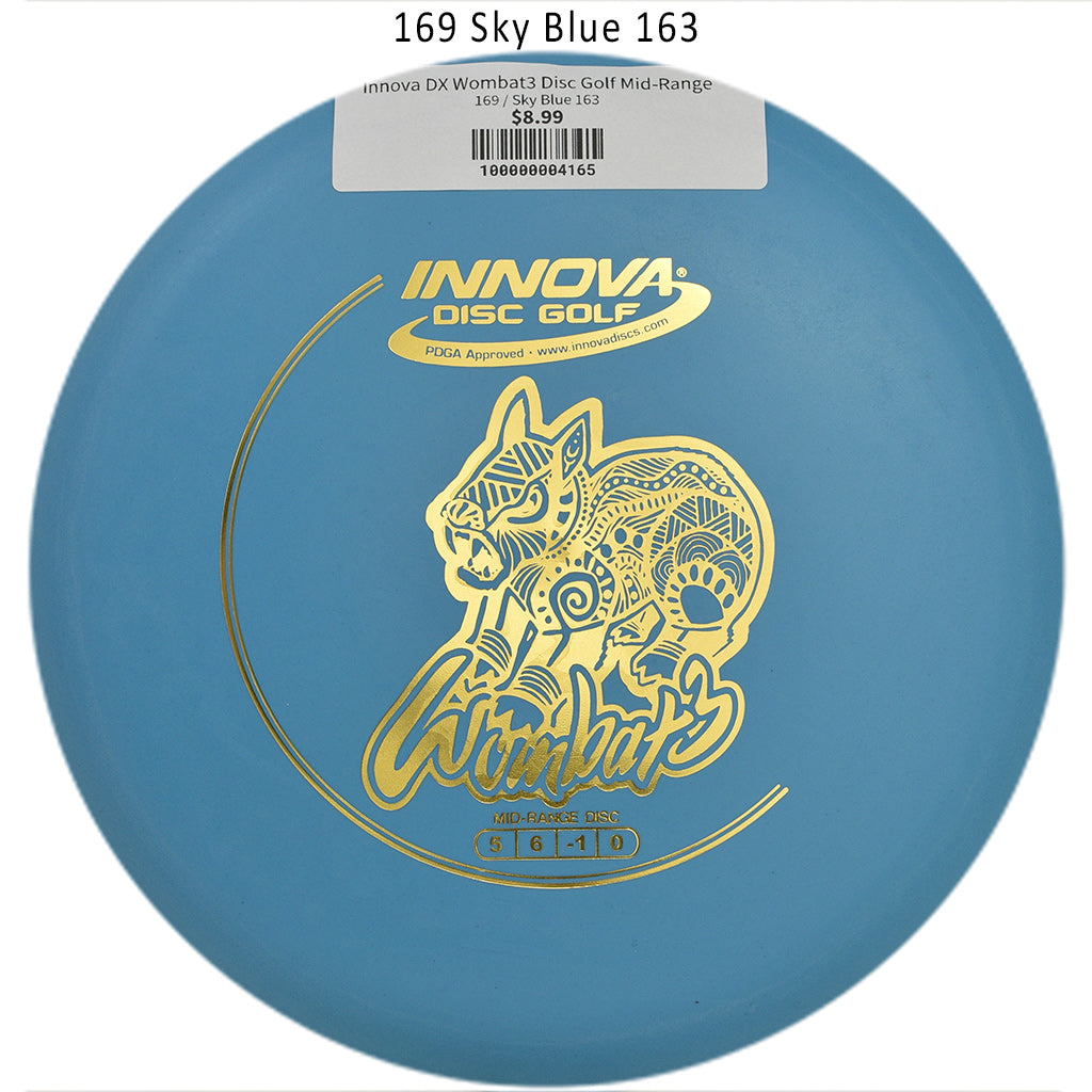 innova-dx-wombat3-disc-golf-mid-range 169 Sky Blue 163