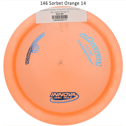 innova-blizzard-champion-destroyer-disc-golf-distance-driver 146 Sorbet Orange 14