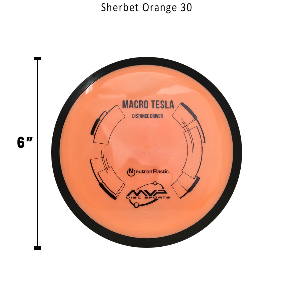 mvp-neutron-tesla-macro-disc-golf-mini-marker Sherbet Orange 30 