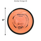 mvp-neutron-tesla-macro-disc-golf-mini-marker Sherbet Orange 30 