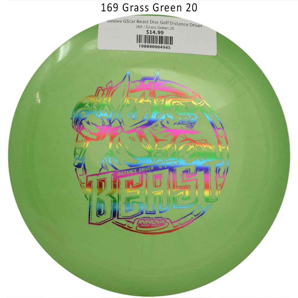 innova-gstar-beast-disc-golf-distance-driver 169 Grass Green 20 